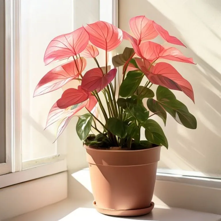 Syngonium Neon Robusta pink arrowhead plant for beginners