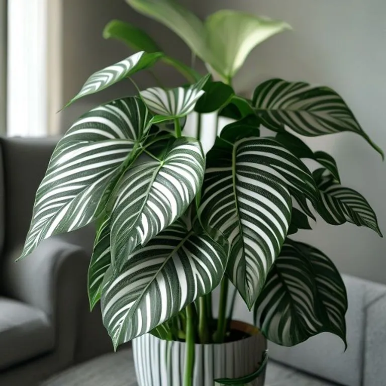 Philodendron Birkin with white pinstripe variegation easy rare houseplant